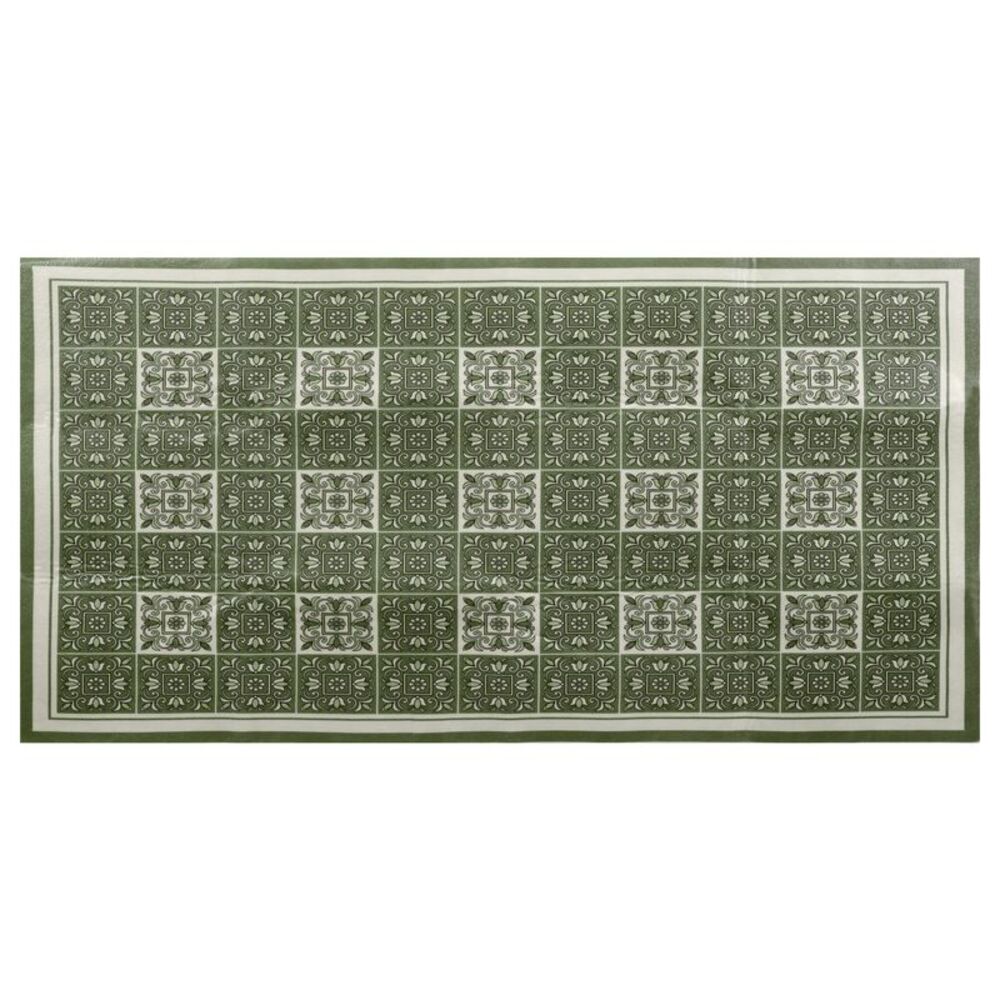 Wiping Waterproof Large Anti-Slip Foot Wipe No Washing Mat 24"x47" Green